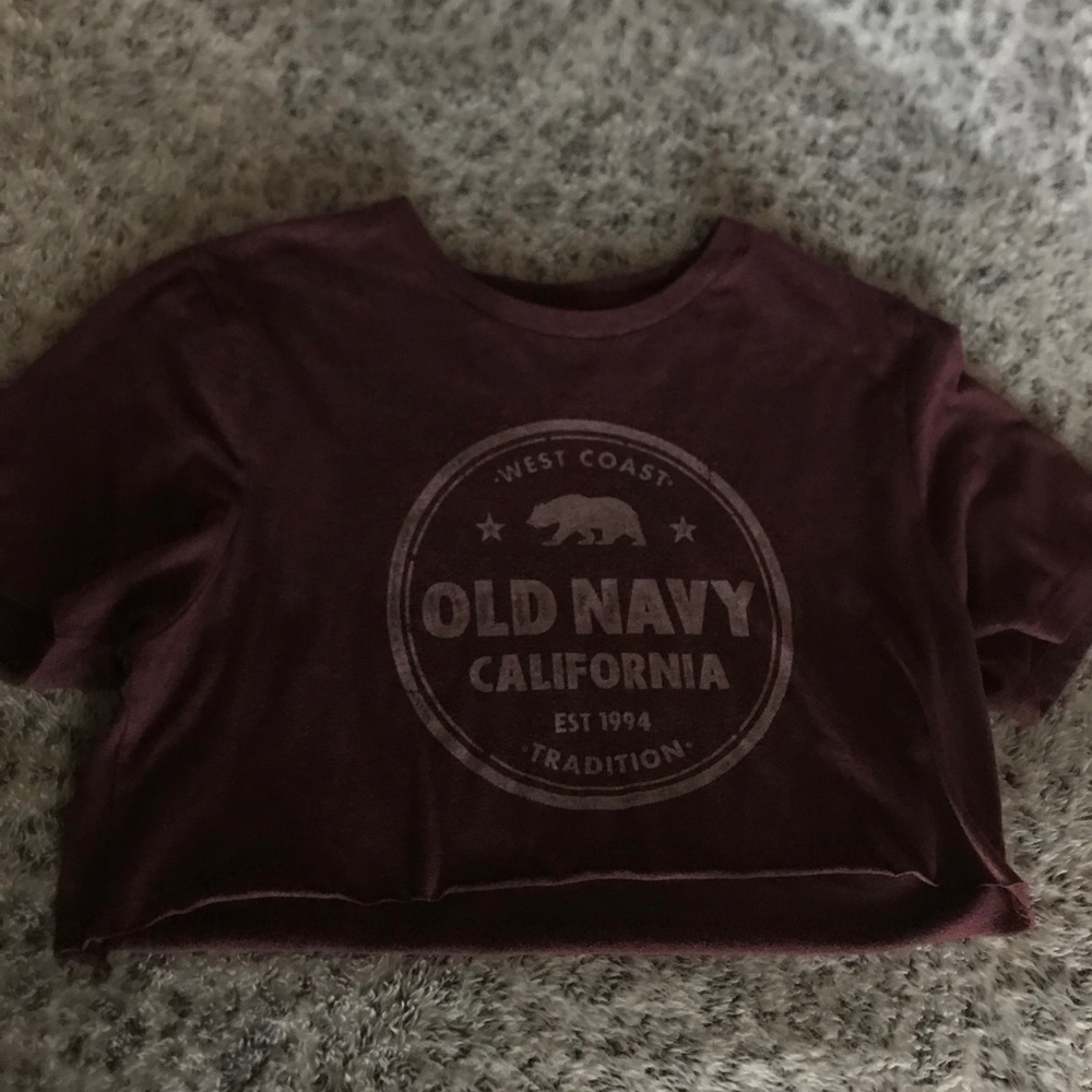 Cropped old navy shirt